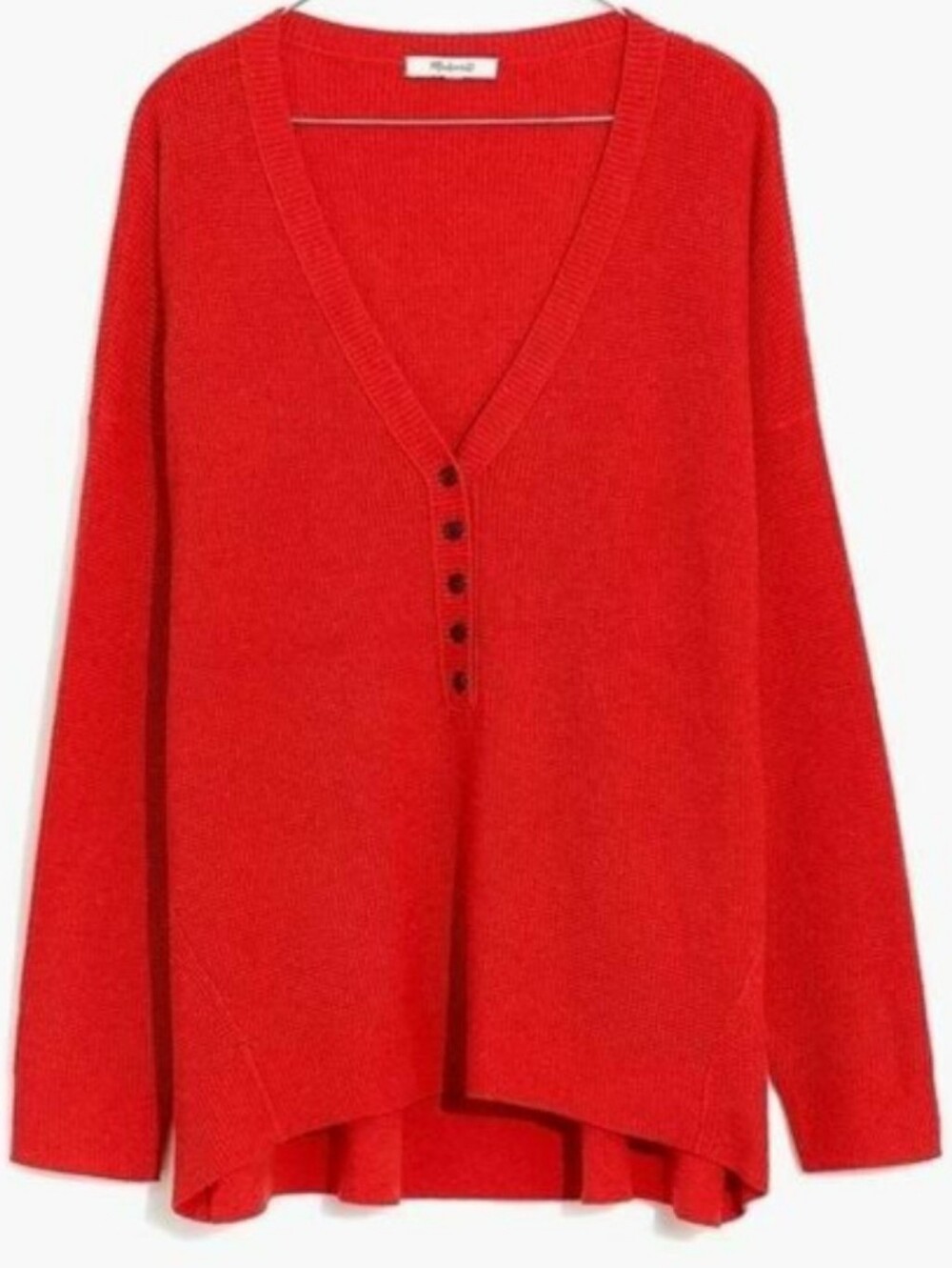 Madewell Asherton Waffle Knit Henley - Picture 6 of 6
